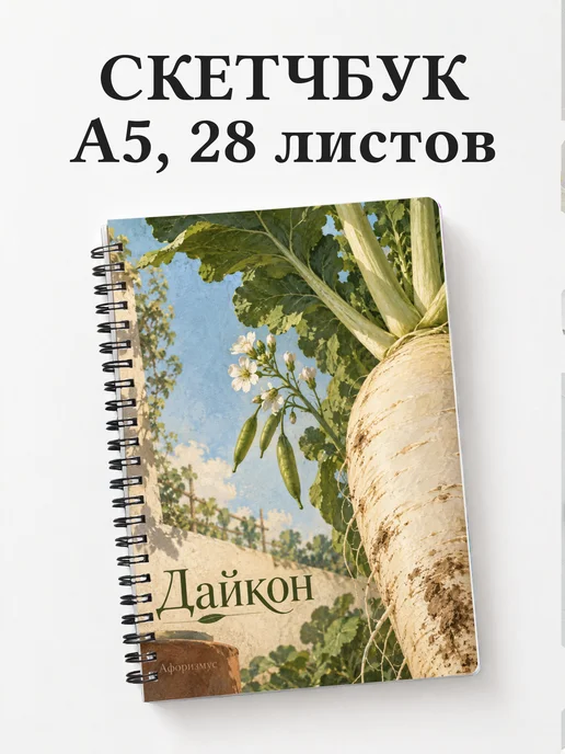 Скетчбук Дайкон
