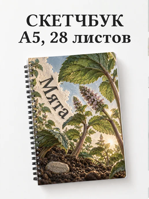 Скетчбук Мята