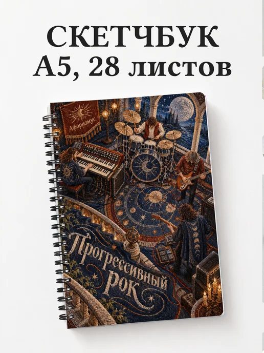 Скетчбук Прогрессивный рок