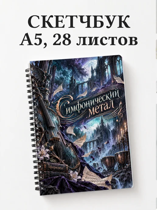 Скетчбук Симфонический метал