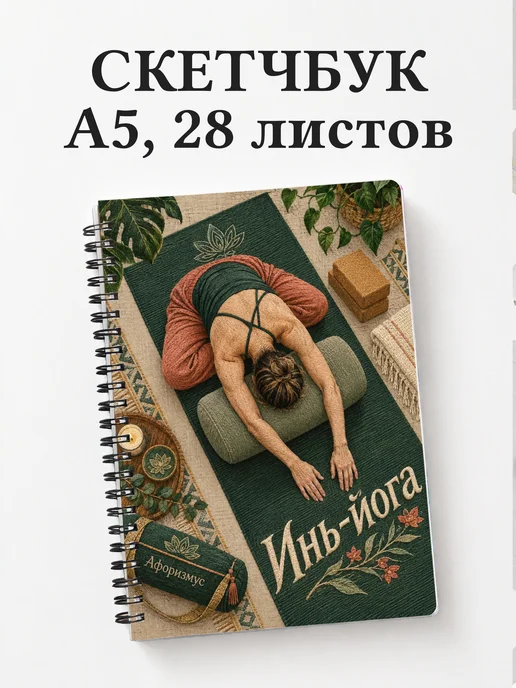 Скетчбук Инь-йога