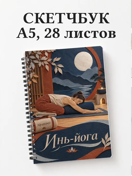 Скетчбук Инь-йога