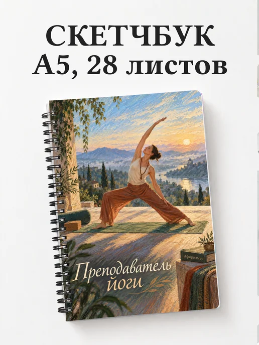 Скетчбук преподавателя йоги