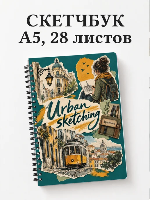 Скетчбук Urban sketching