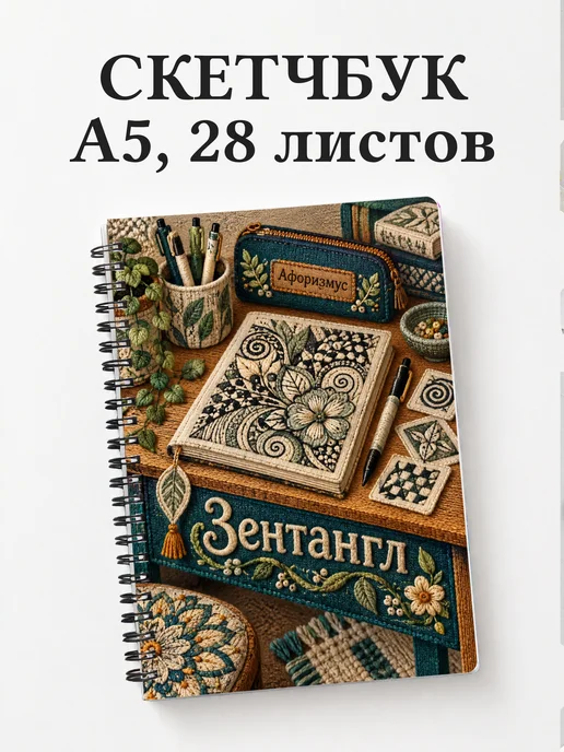 Скетчбук Зентангл