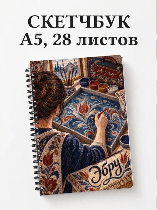 Скетчбук Эбру