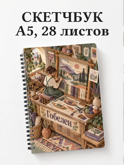 Скетчбук Гобелен