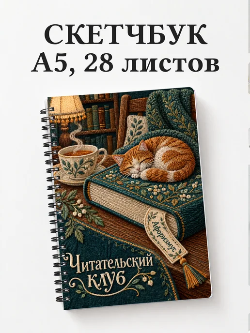 Скетчбук Читательский клуб