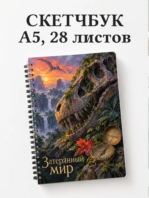 Скетчбук Затерянный мир