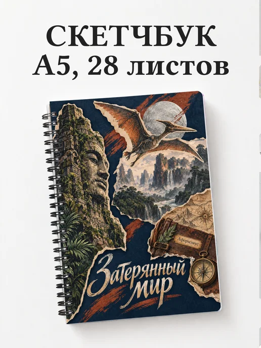 Скетчбук Затерянный мир