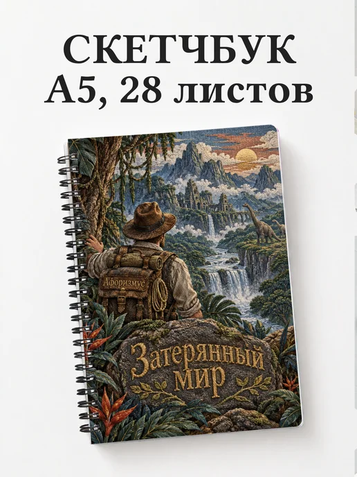 Скетчбук Затерянный мир