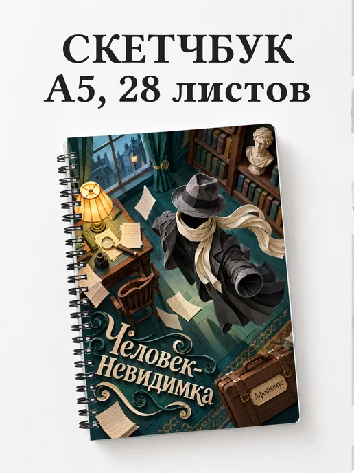 Скетчбук Человек-невидимка