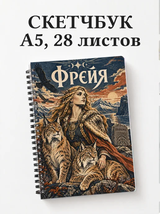 Скетчбук Фрейя
