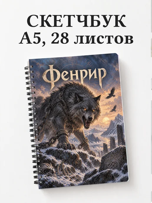 Скетчбук Фенрир
