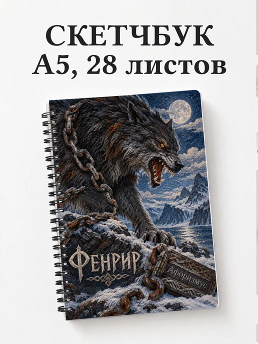 Скетчбук Фенрир