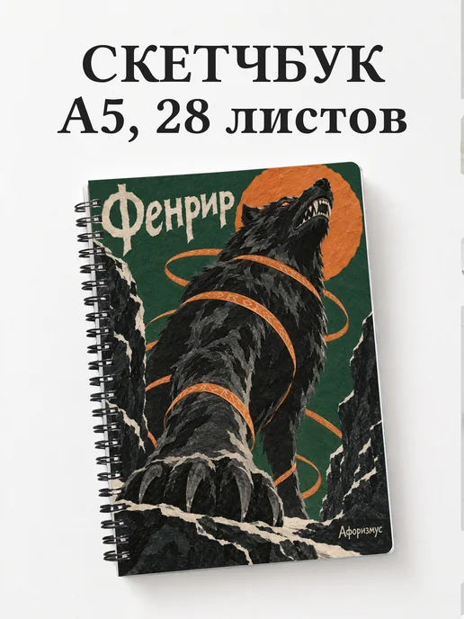 Скетчбук Фенрир