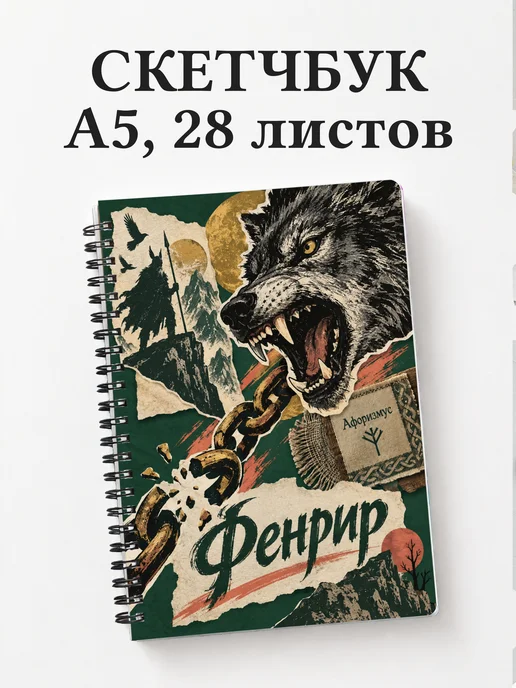 Скетчбук Фенрир