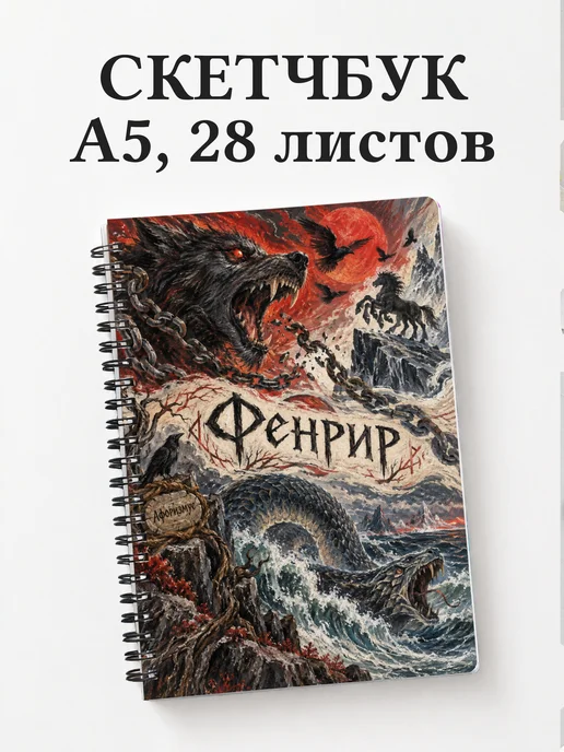 Скетчбук Фенрир