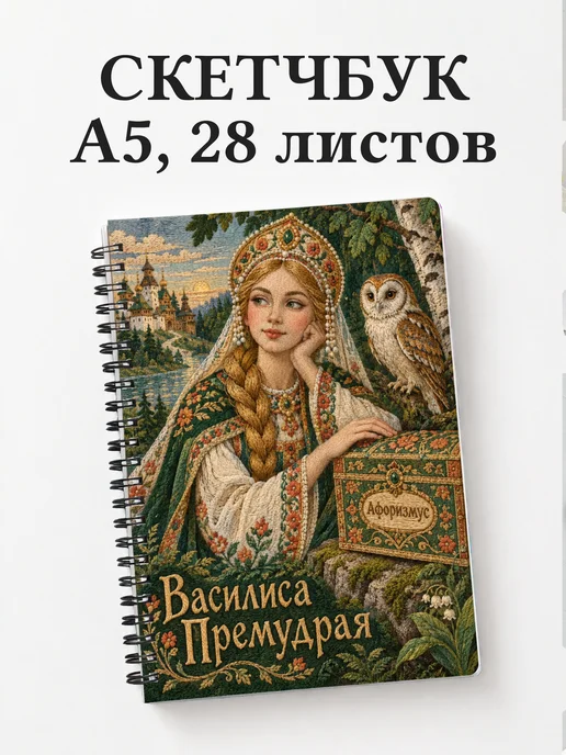 Скетчбук Василиса Премудрая