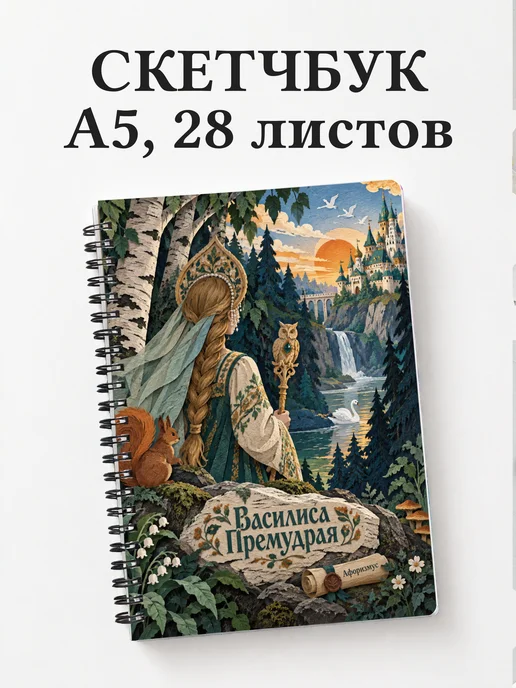 Скетчбук Василиса Премудрая