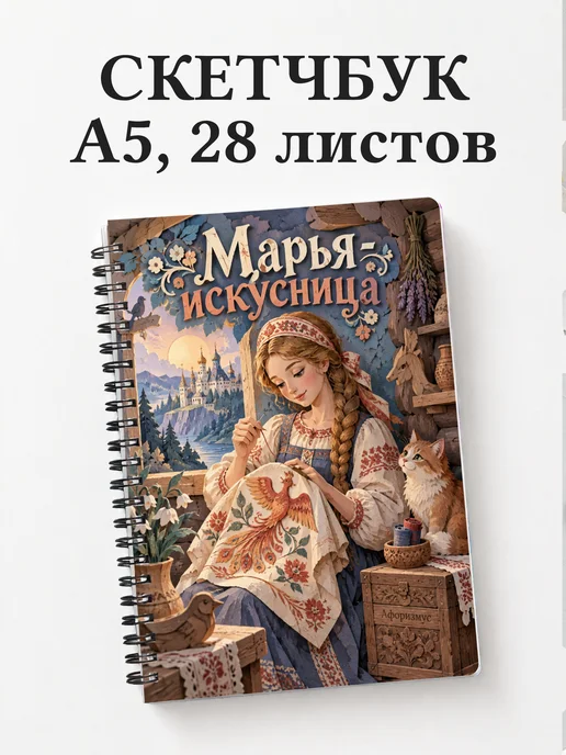 Скетчбук Марья-искусница