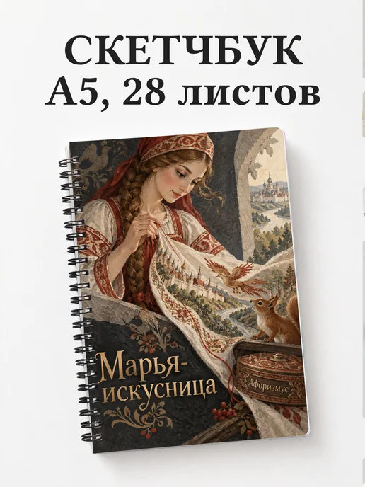 Скетчбук Марья-искусница