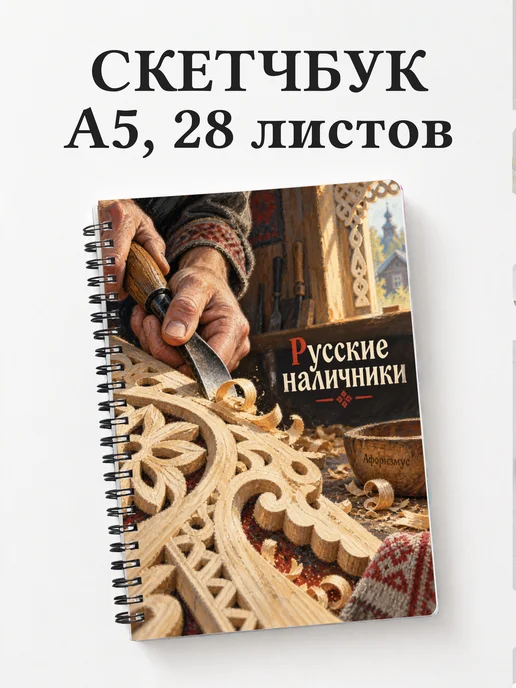 Скетчбук Русские наличники
