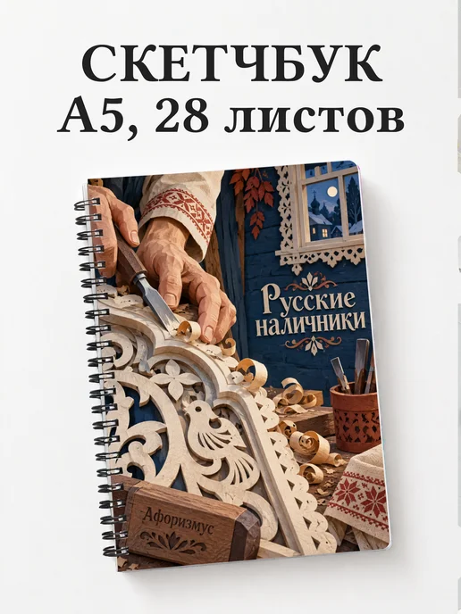Скетчбук Русские наличники