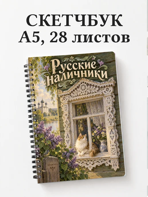 Скетчбук Русские наличники
