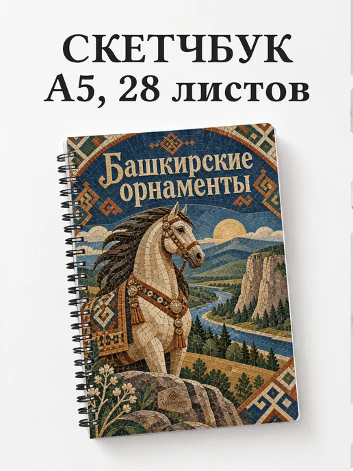 Скетчбук Башкирские орнаменты
