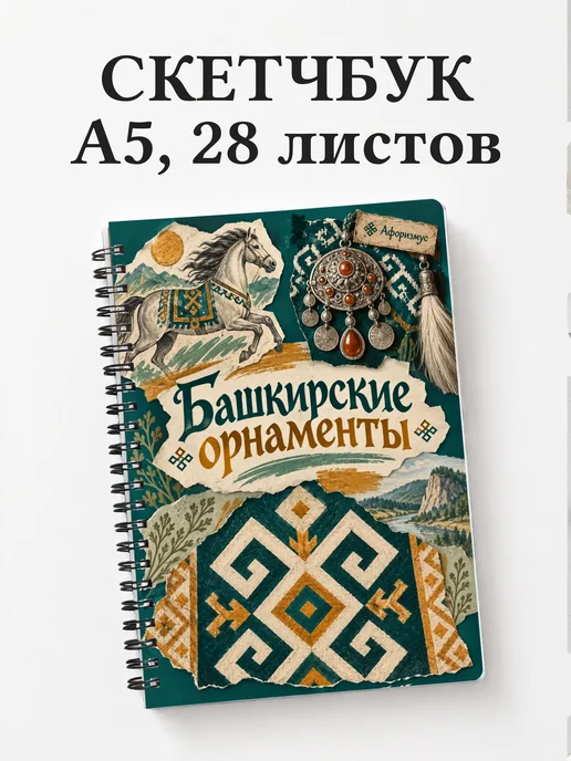 Скетчбук Башкирские орнаменты