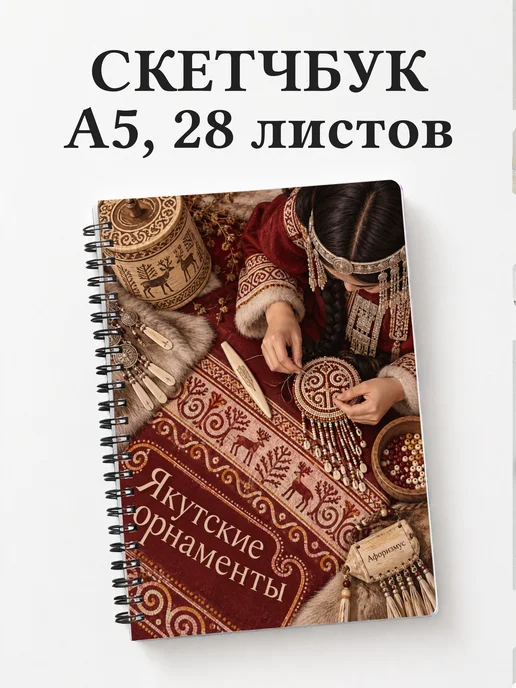 Скетчбук Якутские орнаменты