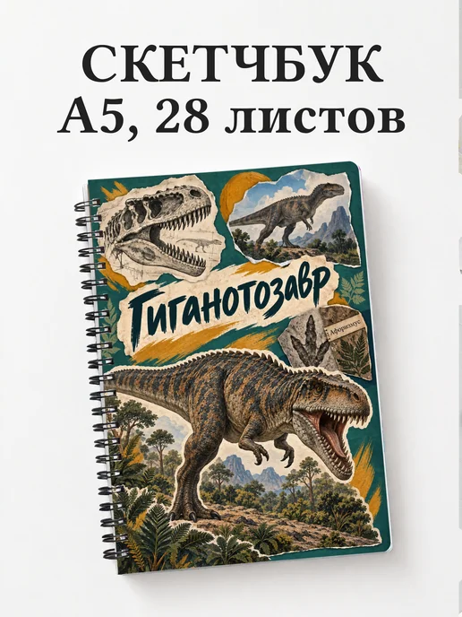 Скетчбук Гиганотозавр