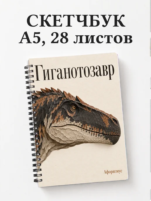 Скетчбук Гиганотозавр