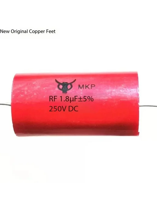 Нет бренда 5 шт. плёночные конденсаторы 1UF 250V Red, 5 шт, фото 3