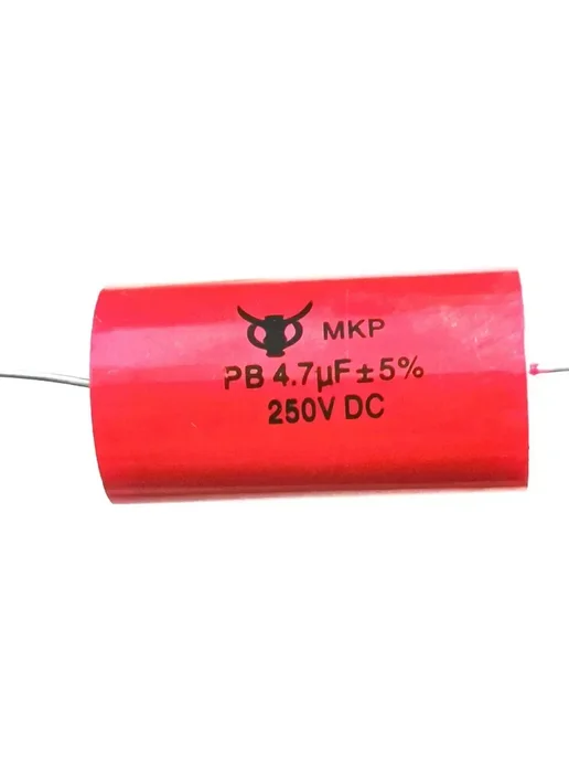 Нет бренда 5 шт. плёночные конденсаторы 1UF 250V Red, 5 шт, фото 4