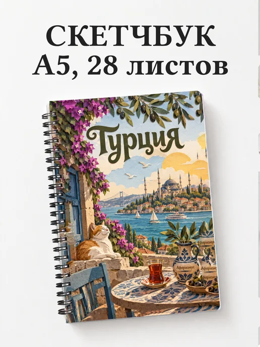 Скетчбук Турция