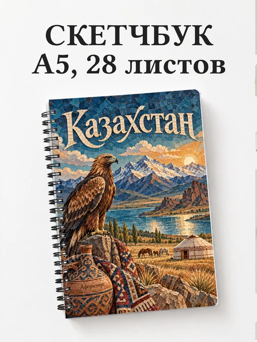 Скетчбук Казахстан