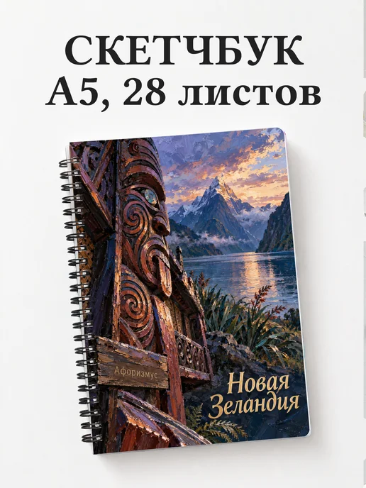 Скетчбук Новая Зеландия
