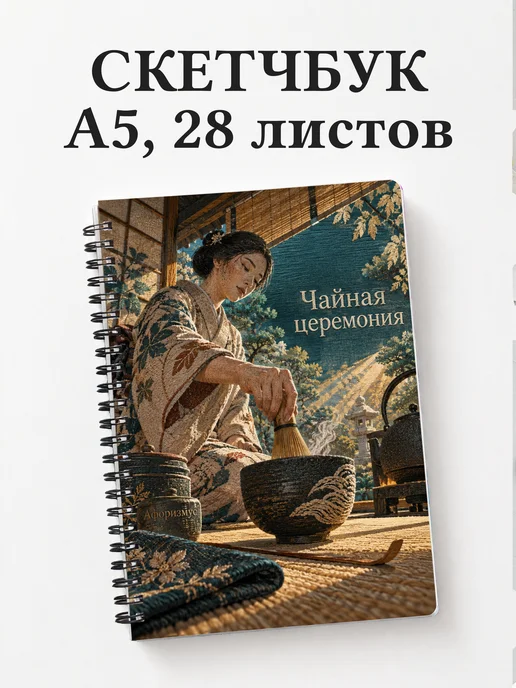 Скетчбук Чайная церемония