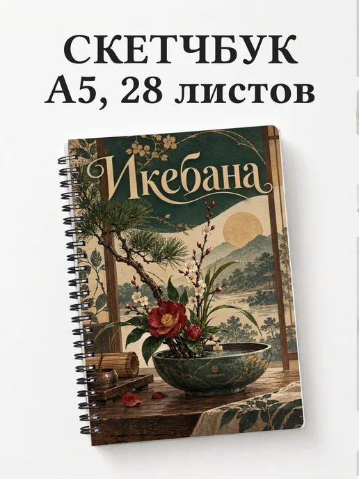 Скетчбук Икебана