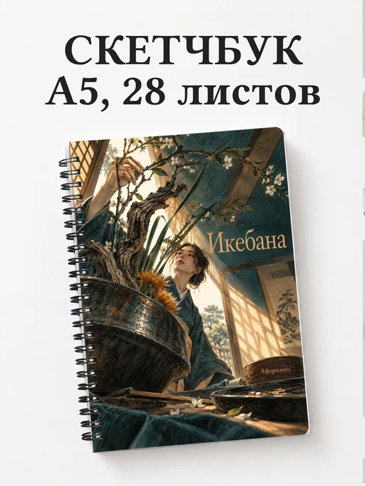 Скетчбук Икебана