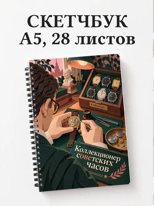 Скетчбук коллекционера советских часов