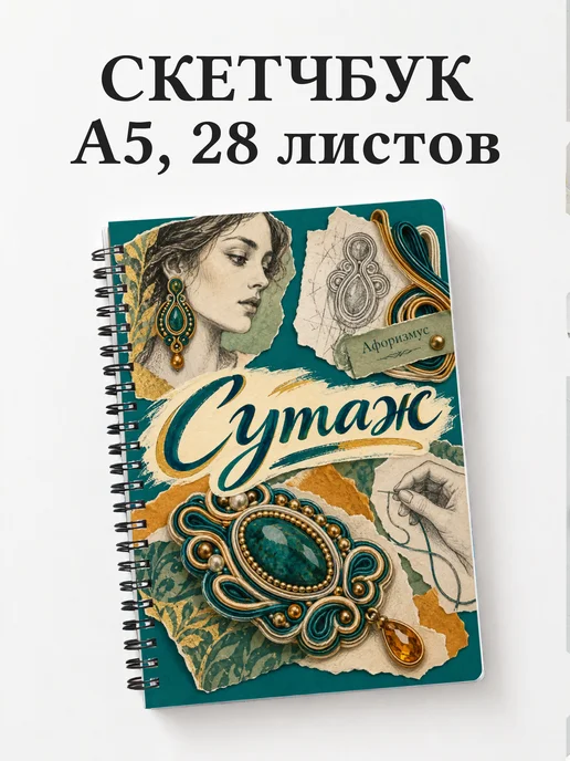 Скетчбук Сутаж