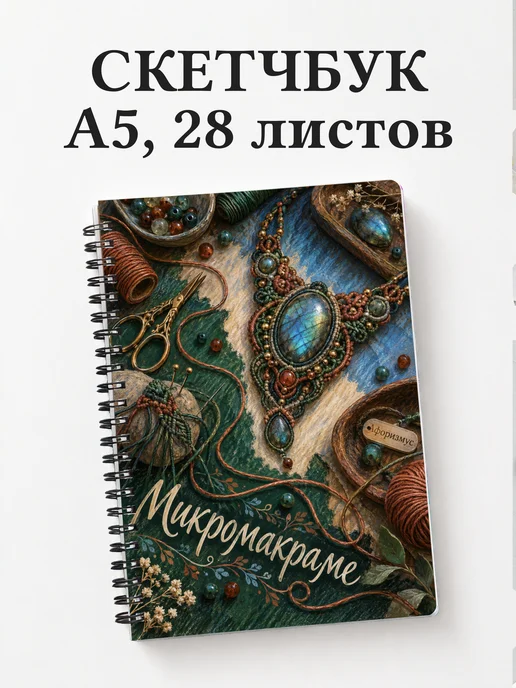 Скетчбук Микромакраме