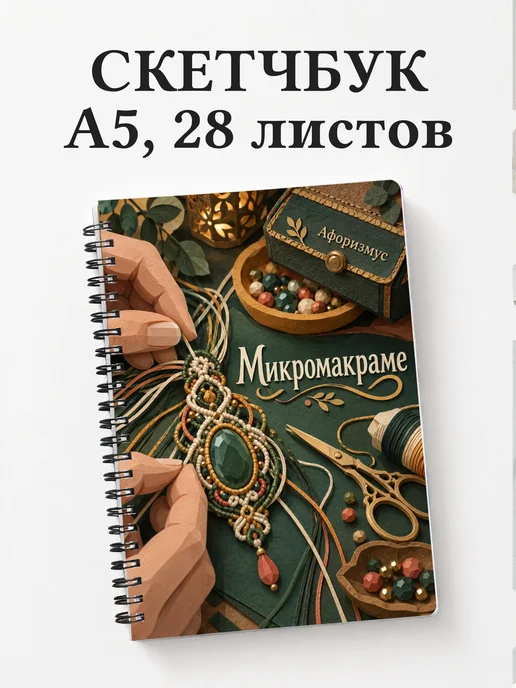 Скетчбук Микромакраме