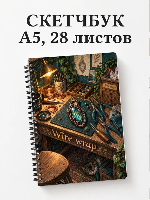 Скетчбук Wire wrap