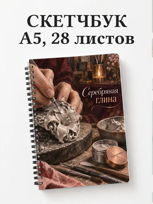 Скетчбук Серебряная глина