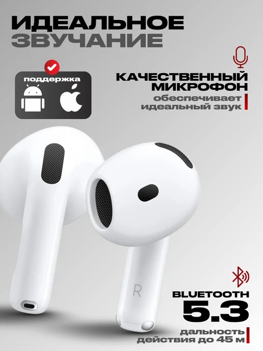 Apple Наушники Airpods 4 ANC(100%), вариант, фото 3