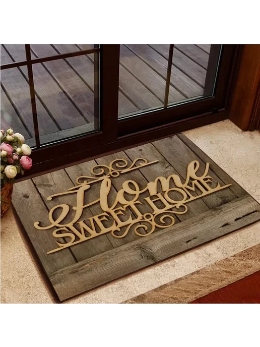 Нет бренда Ковры Home Sweet Home Creat из полиэстера для дома, вариант, фото 2